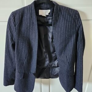 H&M pinstripped blazer, size 4